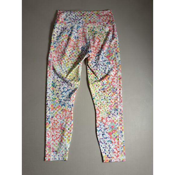 Fabletics/Powerhold Patch Daisy Floral Leggings Women Medium - Picture 12 of 12